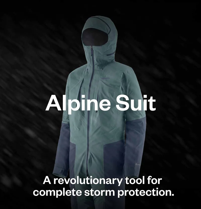 Alpine Suit: A revolutionary tool for complete storm protection.