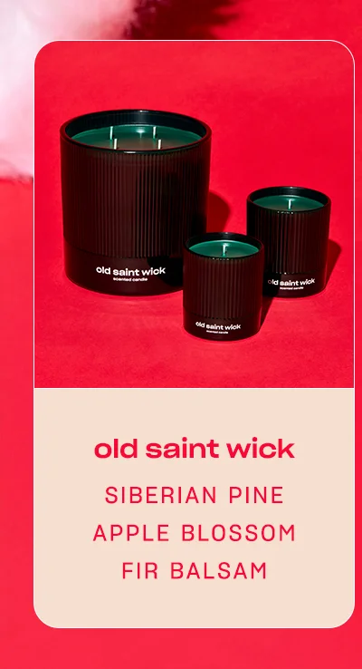 old saint wick: siberian pine • apple blossom • fir balsam