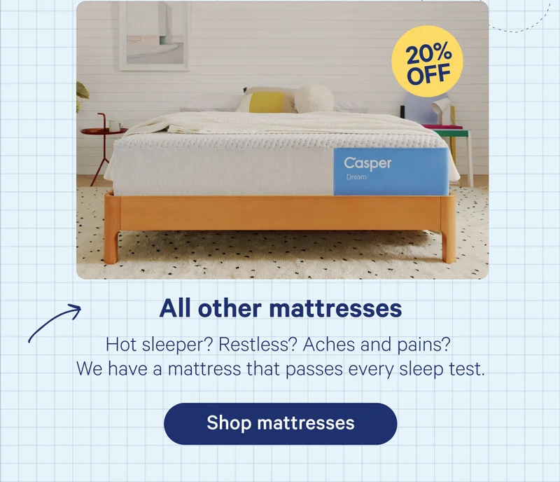 All other mattreses 20% off