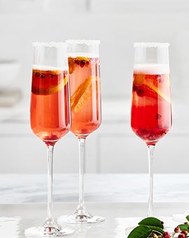 champagne flutes