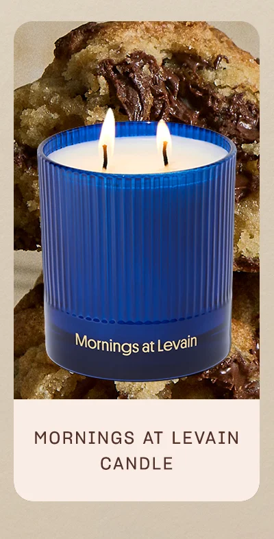 mornings at levain candle