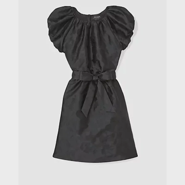 Fall Poppies Taffeta Dress