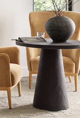 Willy Charcoal Brown Pedestal Bistro Table Willy Charcoal Brown Pedestal Bistro Table