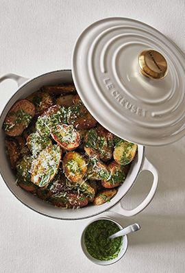 Le Creuset® Classic 5.5-Qt. Cream Enameled Cast Iron Dutch Oven Le Creuset® Classic 5.5-Qt. Cream Enameled Cast Iron Dutch Oven