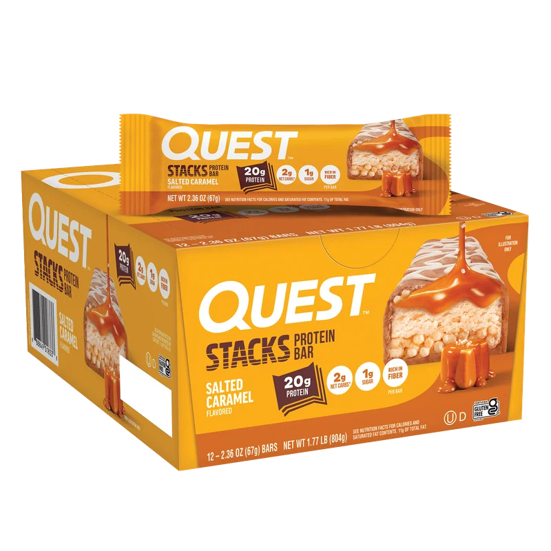 Image of Salted Caramel Stacks Bars