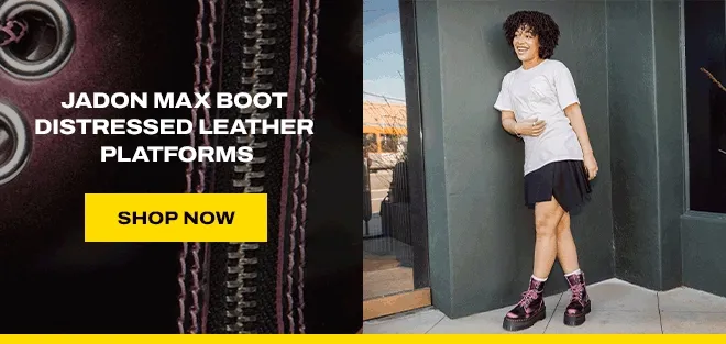 Jadon Max Boot Distressed Leather Platforms