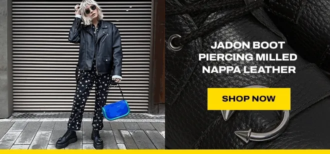 Jadon Boot Piercing Milled Nappa Leather