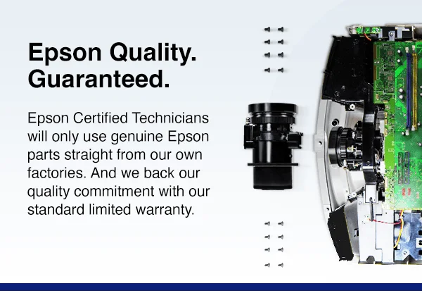 Epson Quality Guaranteed.