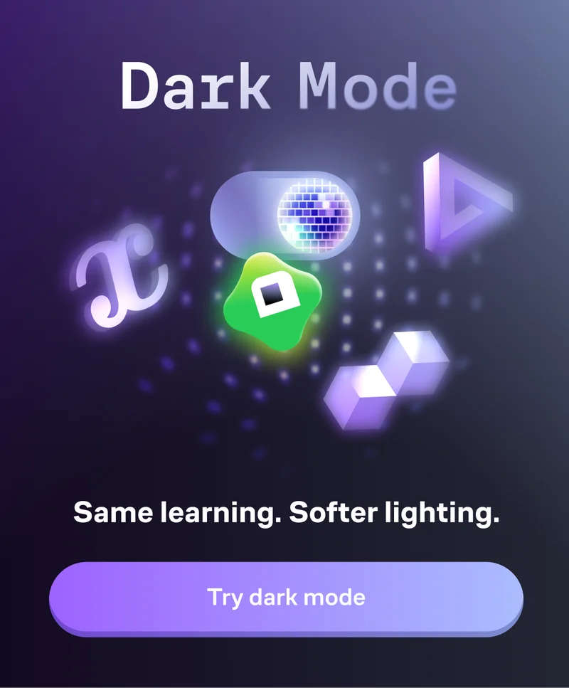 Same learning. Softer lighting.