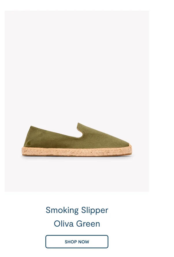 The Smoking Slipper Oliva Green
