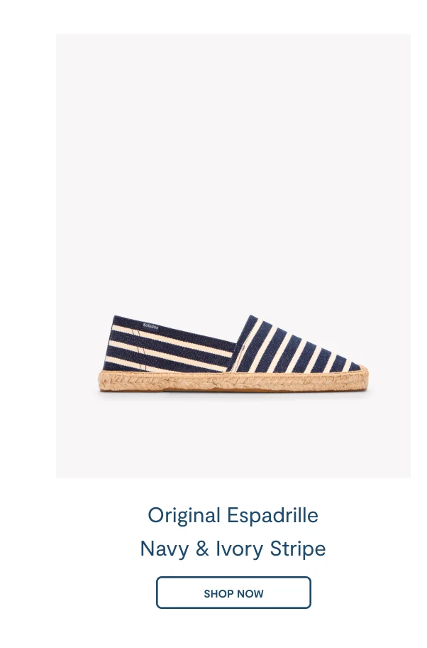 The Original Espadrille Dark Navy / Ivory