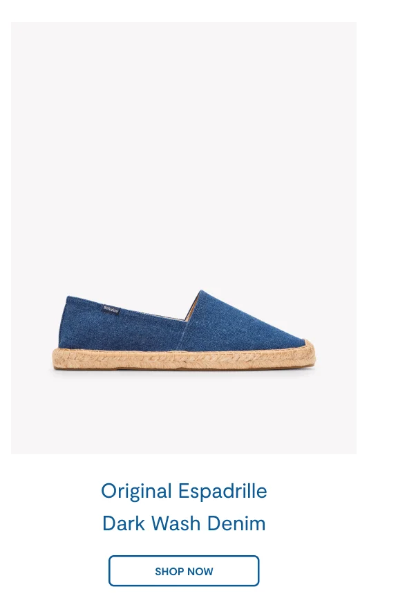 The Original Espadrille Dark Wash