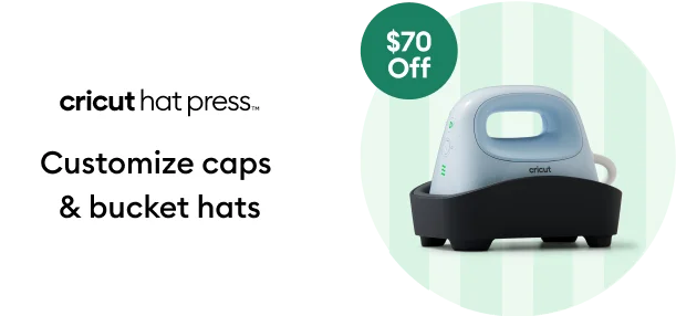 cricut hat press.