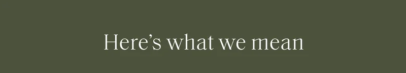 Here's what we mean