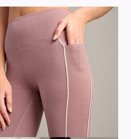 Heather Revive™ Contrast 7/8 Pocket Legging