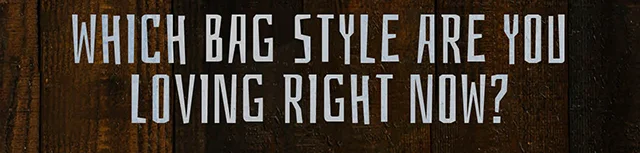 Which Bag Style Are You Loving Right Now?