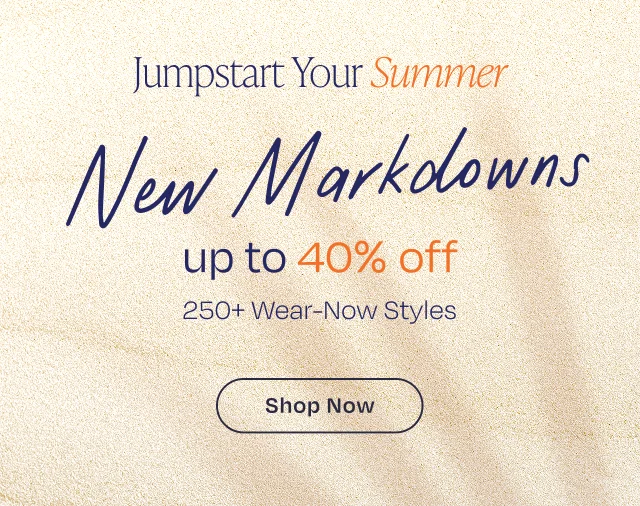 Shop New Markdowns - Button