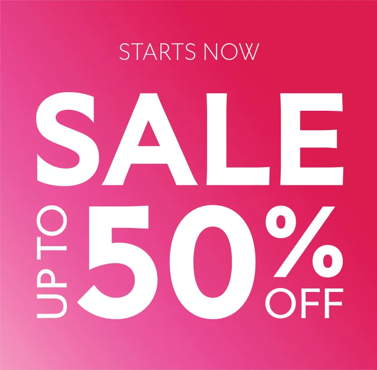Up to 50% off sale