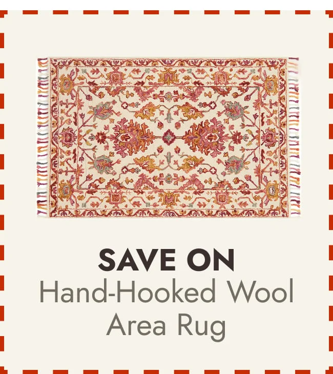 Alexander Home Sahara Botanical Berry Hand-Hooked Wool Area Rug