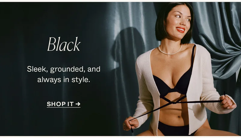 Black: Sleek, grounded, and always in style.