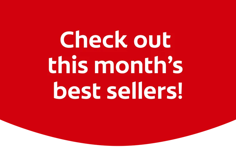 Check out this month’s best sellers!