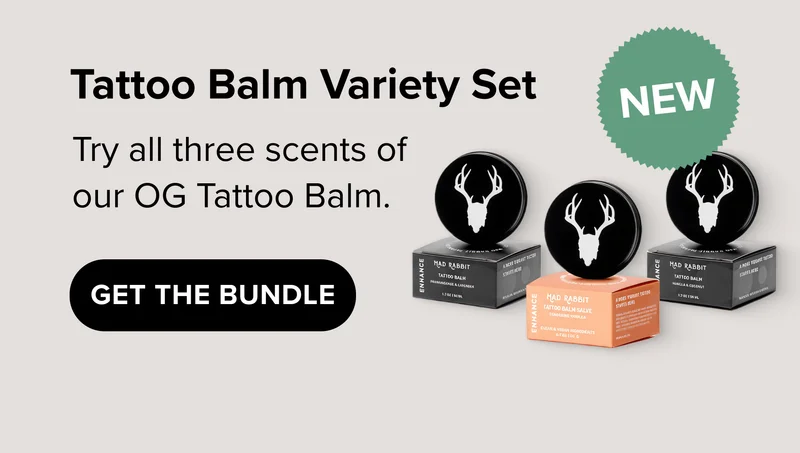 Tattoo Balm Variety Set  NEW Try all three scents of our OG Tattoo Balm.&nbsp; GET THE BUNDLE