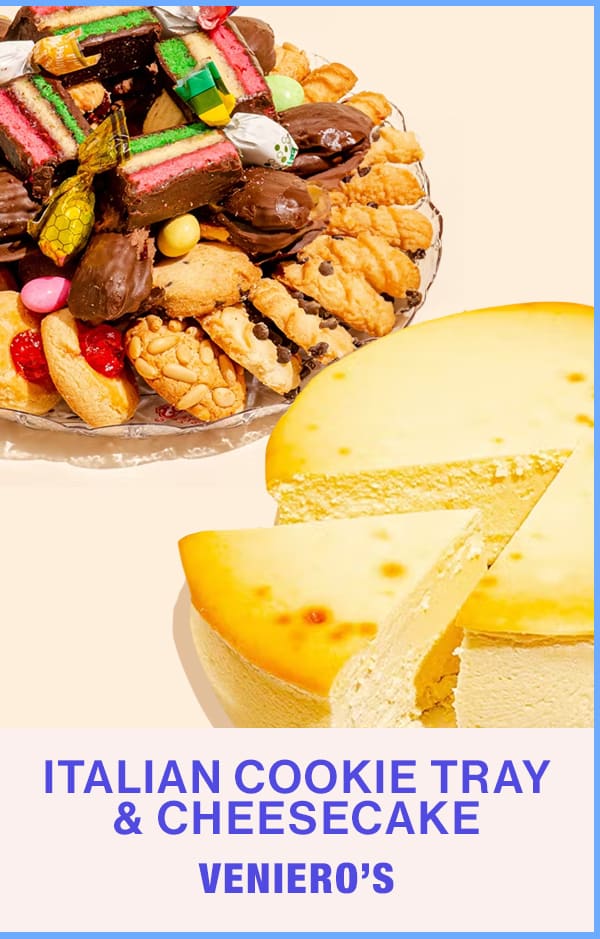 Italian Cookie Tray & Cheesecake
