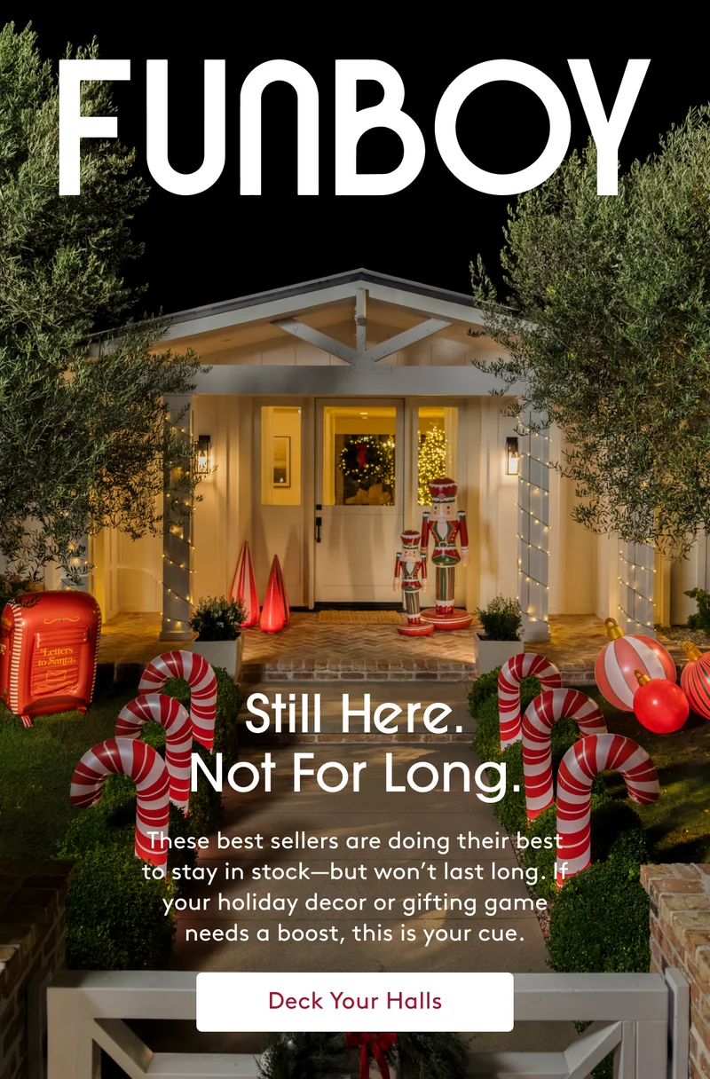 FUNBOY | Still Here. Not For Long. - Deck Your Halls