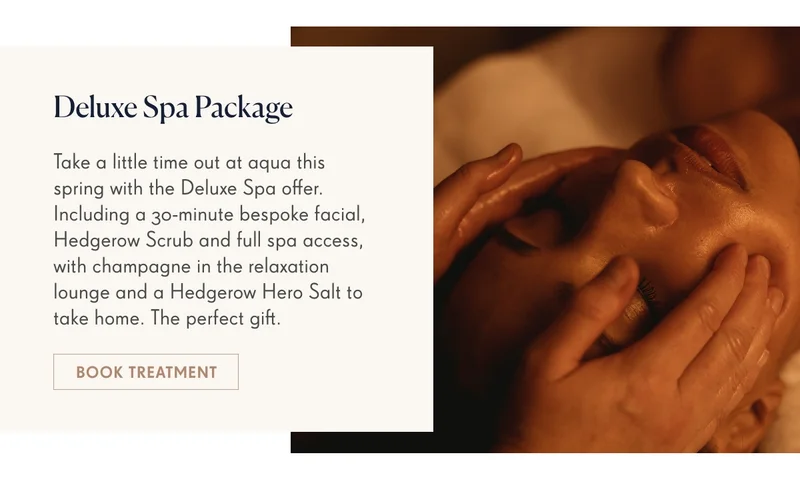 Deluxe Spa Package - spring offer at agua