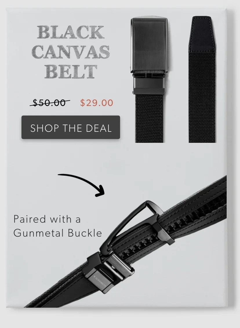 Shop Black Canvas Belt. Now $29 Shop Black Canvas Belt. Now $29