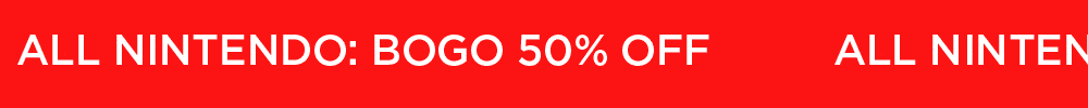 All Nintendo Switch accessories BOGO 50% OFF