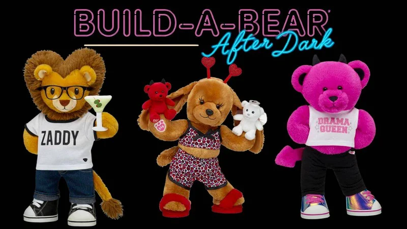 Build-A-Bear After Dark Is Adults-Only (& Yes, That Is a 'Zaddy' Lion)