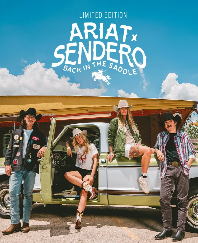 LIMITED EDITION. ARIAT X SENDERO BACK IN THE SADDLE