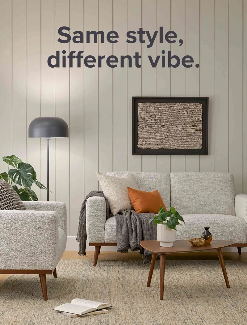 Same style, different vibe.