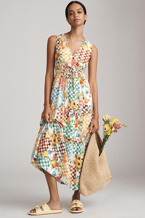 The Somerset Maxi Dress: Linen Ties Edition