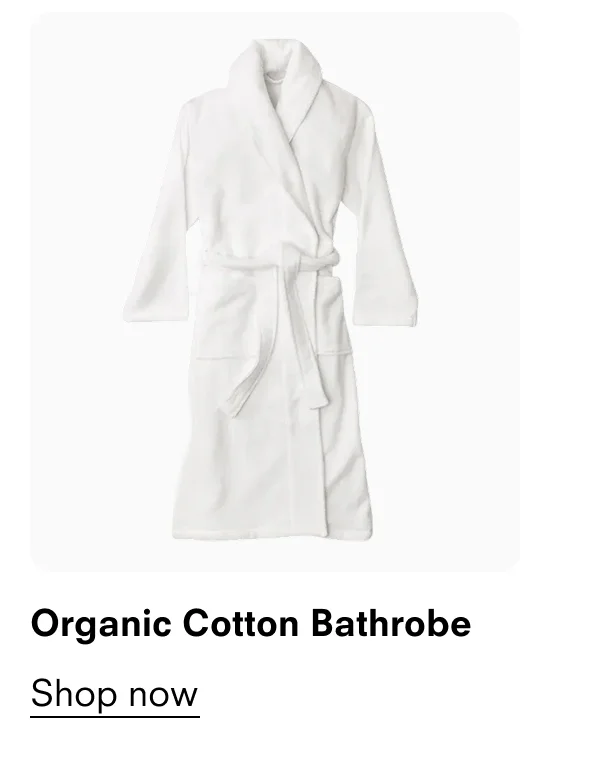 Organic Cotton Bathrobe