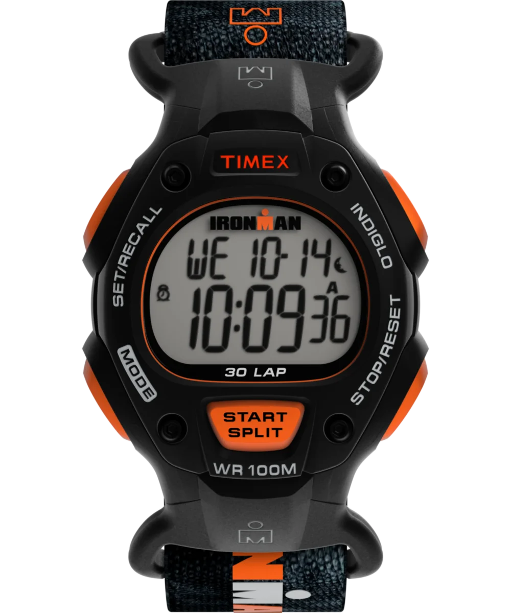 Image of TIMEX® IRONMAN® Classic 30-Lap 38mm Recycled Fabric Strap Watch