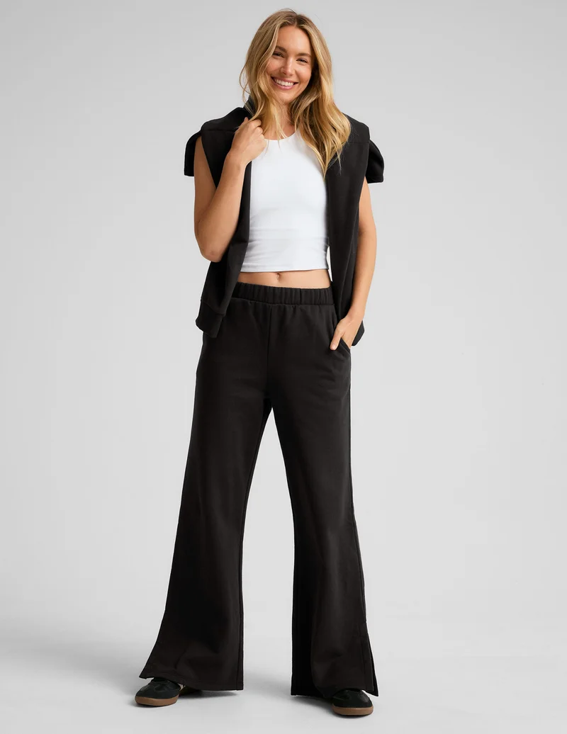 Image of LuxeFleece Wide Leg Pant