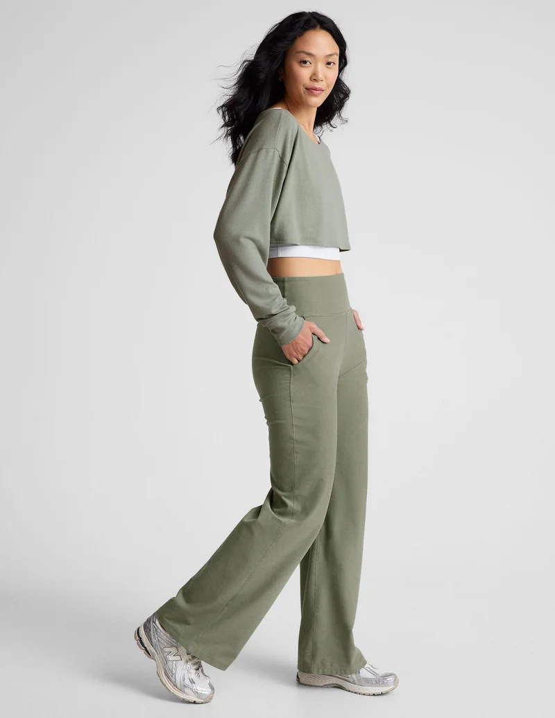 Image of Spacedye Laid Back Wide Leg 31" Pant