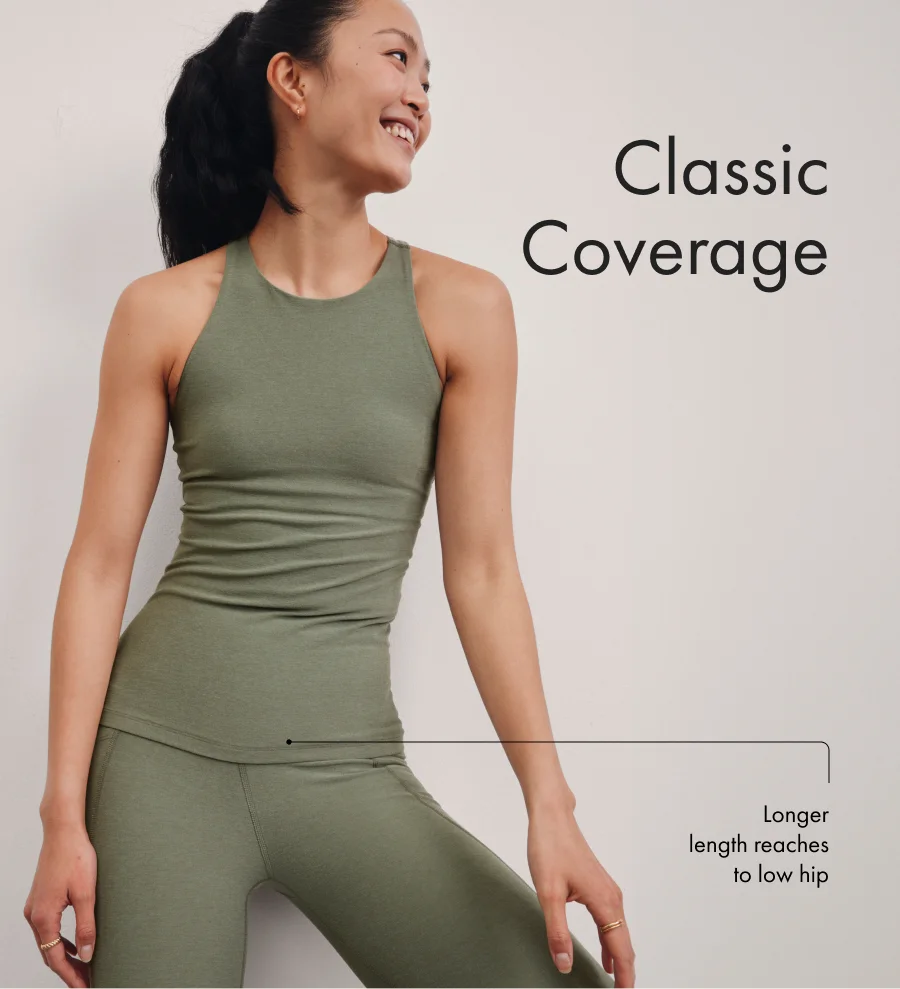 Spacedye Refocus Tank in Grey Sage Heather