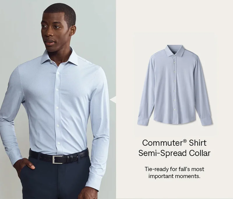 Commuter® Shirt Semi-Spread Collar