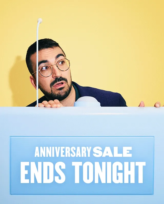 Anniversary Sale ends tonight.