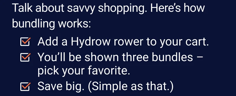 Get up to $955 in savings on a Hydrow rower.