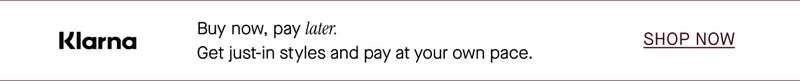 Klarna - Buy now, pay later.