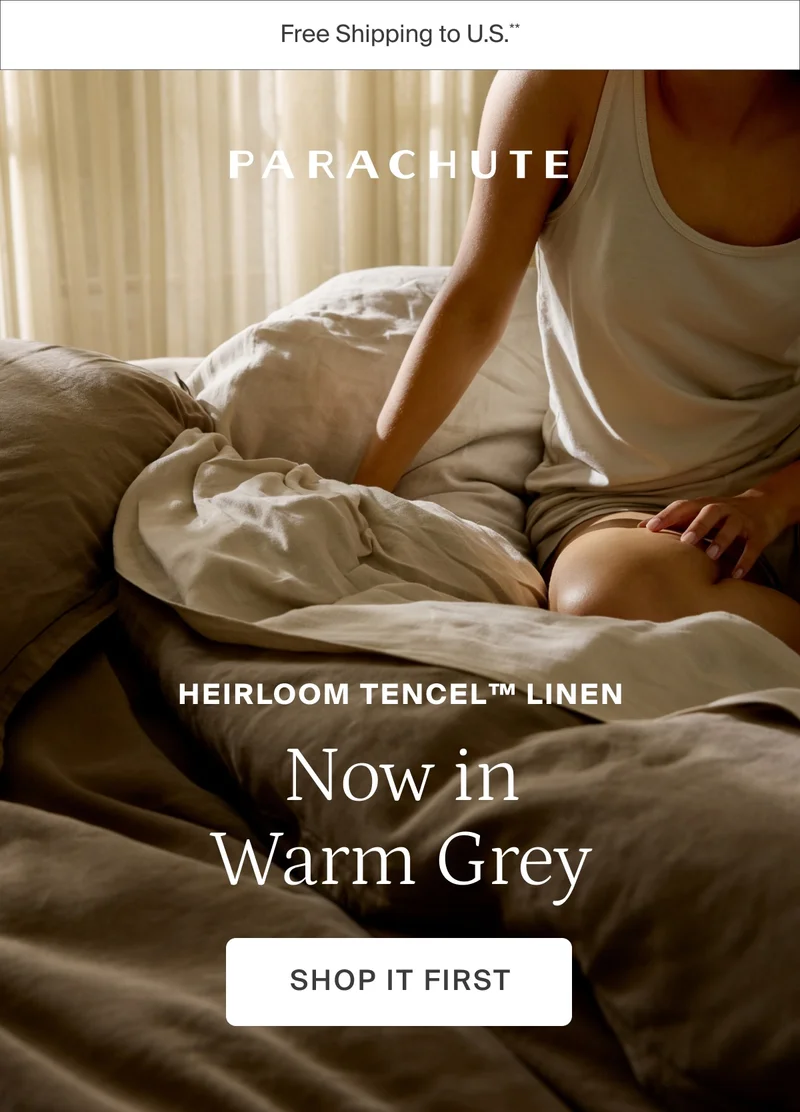 Now in warm grey. Shop it first.