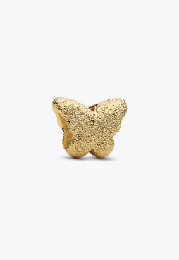 Textured Butterfly Mini Charm