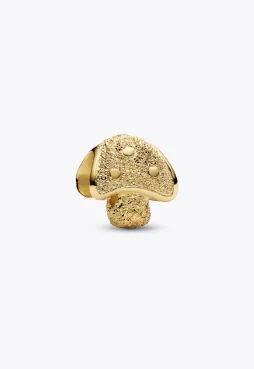 Textured Mushroom Mini Charm