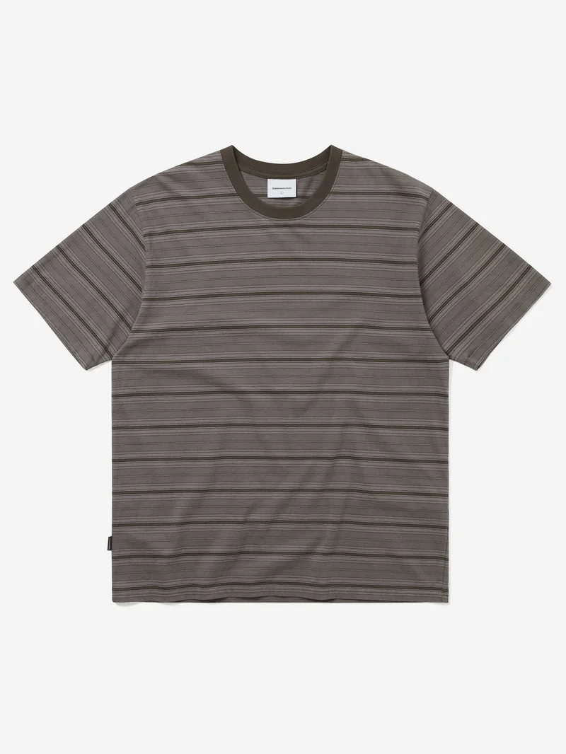 Image of thisisneverthat Striped Tee - Brown