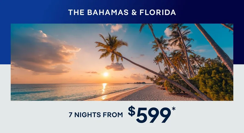 The Bahamas & Florida – 7 Nights on Board MSC Meraviglia – Click to View Cruises & Book Now