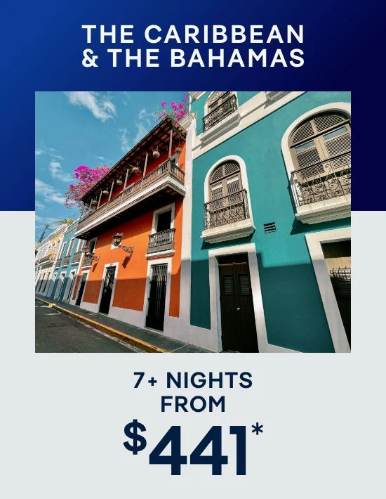 Caribbean & The Bahamas – 7+ Nights – Click to View Cruises & Book Now